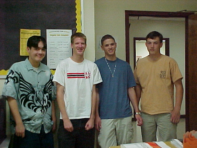 left to right:  tony, chris, josh, and daniel