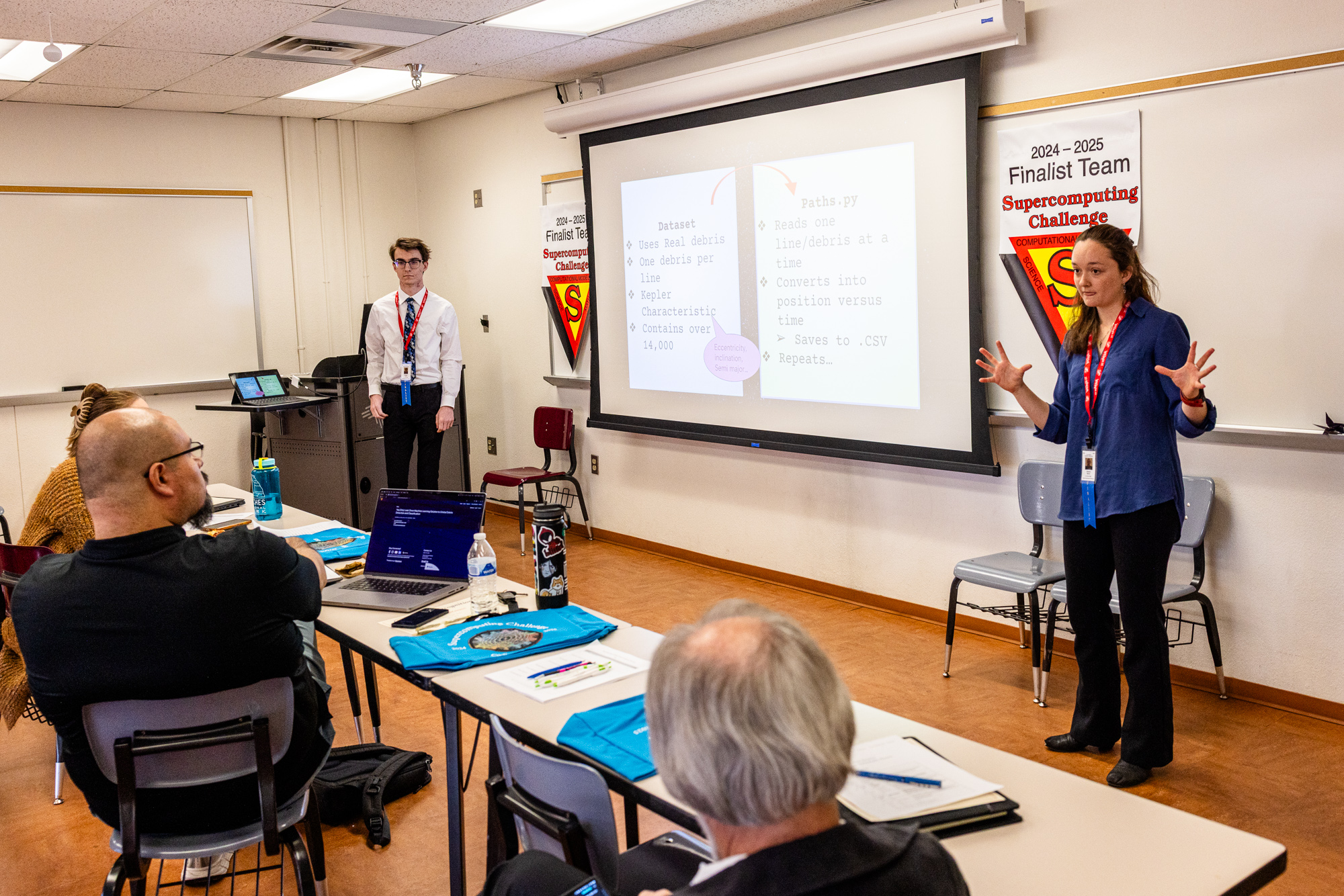 Finalist team judging