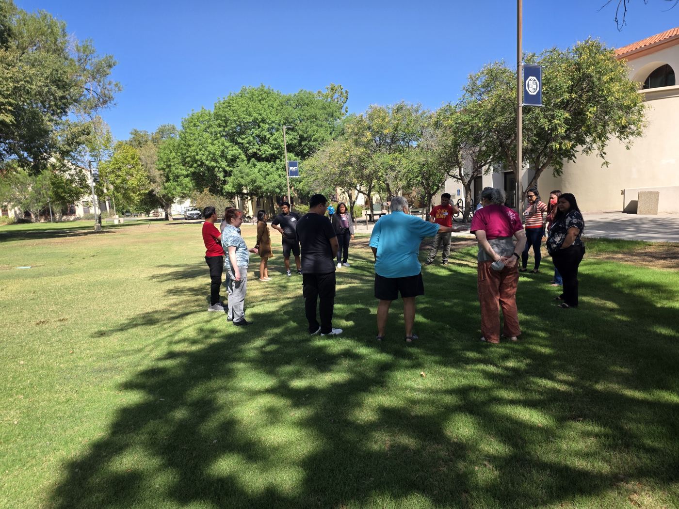 STI participants working together