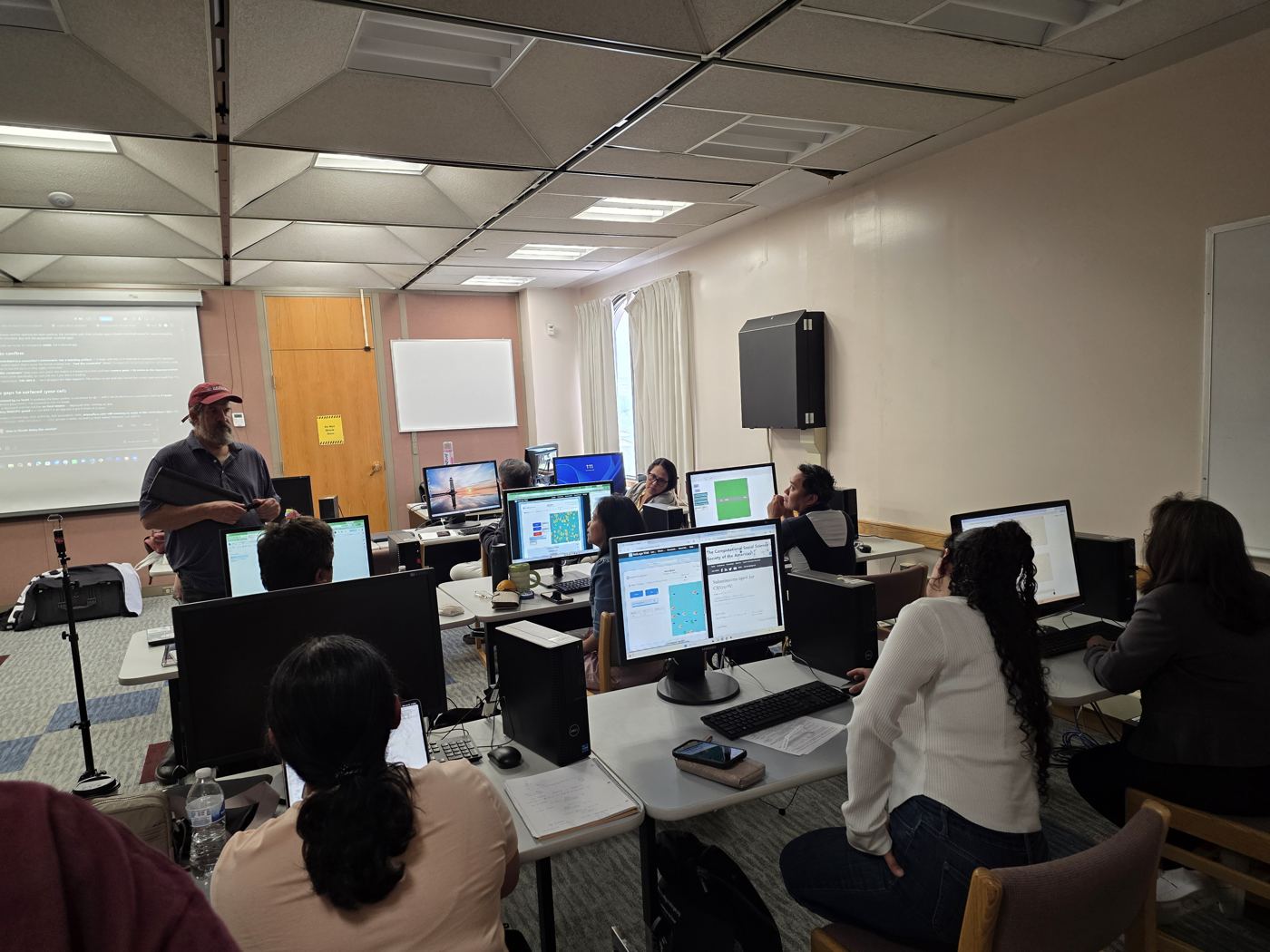STI participants during a workshop